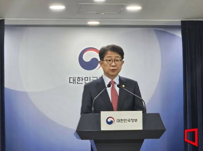 박상우 국토교통부 장관이 29일 정부 서울청사에서 전세사기특별법 개정안에 대해 국회에 재의 요구를 하기로 했다고 밝혔다. [사진=박승욱기자]