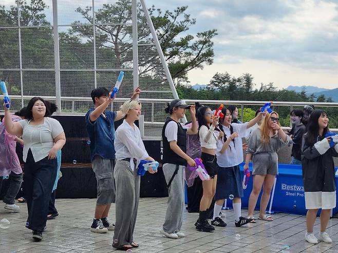 워터밤 축제. 대경대 제공