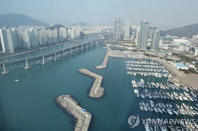 수영만요트경기장 [연합뉴스 자료사진]