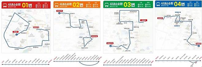 [충주=뉴시스] 충북 충주 시내버스 개편 노선. (사진=충주시 제공) 2024.05.30. photo@newsis.com *재판매 및 DB 금지