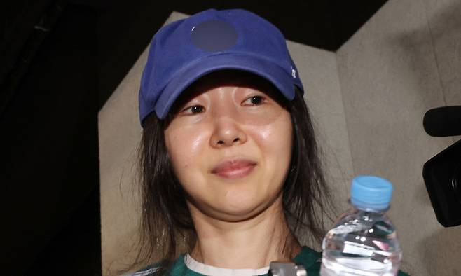 지난 4월 25일 민희진 어도어 대표가 서울 서초구 한국컨퍼런스센터에서 기자회견을 하기 위해 입장하고 있다. 남정탁 기자