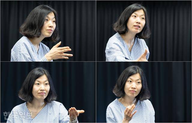 연습실에서의 그는 손짓, 발짓, 표정, 눈빛을 총동원해 '풀파워'로 피드백을 전한다. "모든 음에선 배우의 의도가 느껴져야 해요. 계산 안 된 느낌으로 쉽게 나오지 마요!" 이한호 기자