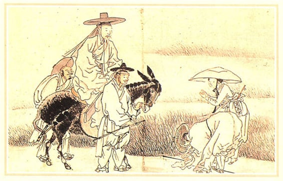 김득신(金得臣, 1754-1822)의 반상도./공공부문