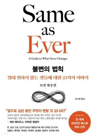 ▲모건 하우절의 글로벌 베스트셀러 ‘불변의 법칙’. 스콧 갤러웨이, 다니엘 핑크, 라이언 홀리데이 등 최전선의 현자들이 이 책에 찬사를 보냈다.