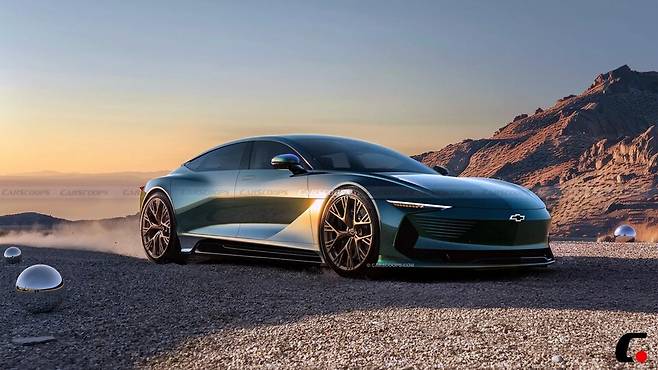 사진 : 쉐보레 말리부 전기차 상상도 (출처=Carscoops/Josh Byrnes)