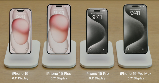 아이폰15 시리즈. 〈사진 애플 홈페이지 영상 캡쳐〉