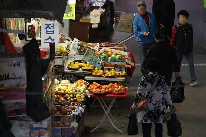 서울의 한 전통시장 전경. (사진=연합뉴스)