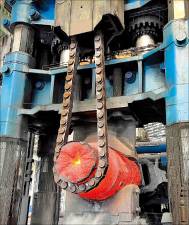 두산에너빌리티 창원 공장에 있는 SMR 주조설비.