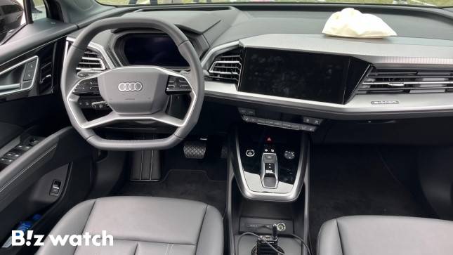 아우디 Q4 40 e-트론 1열./사진=정민주기자