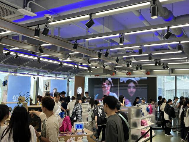 뉴진스 IPX 팝업 (사진=지디넷코리아)