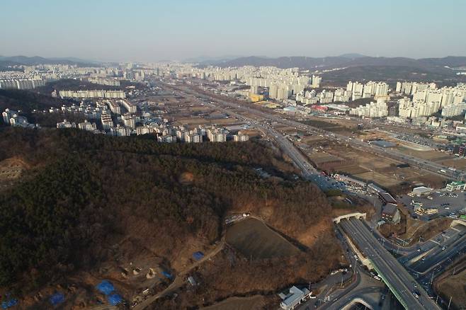 '경기용인 플랫폼시티'가 들어설 기흥구 보정동 일대. 용인시 제공