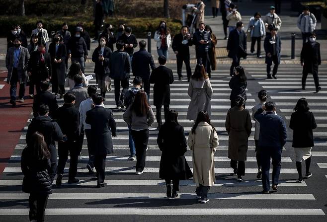 직장인 자료사진.뉴시스