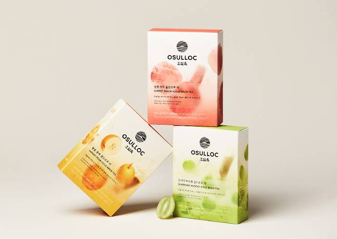 오설록 콜드브루 티 3종. 아모레퍼시픽 제공