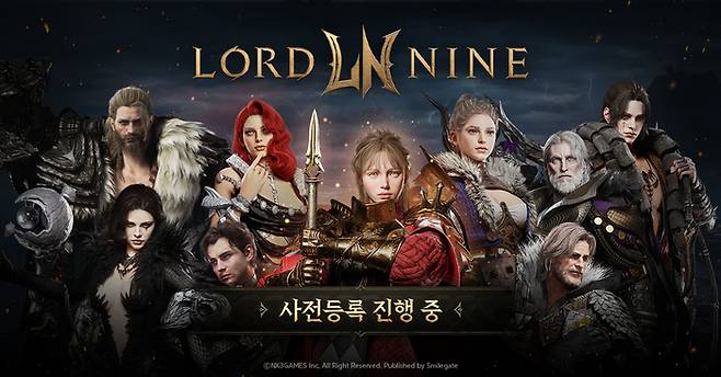 스마일게이트가 올 3분기 출시 예정인 신작 MMORPG 로드나인 대표 이미지. 사진 | 스마일게이트