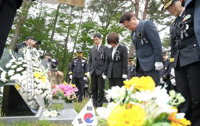 6일 제69회 현충일을 맞아 국립제주호국원에서 거행된 추념식. 제주도 제공