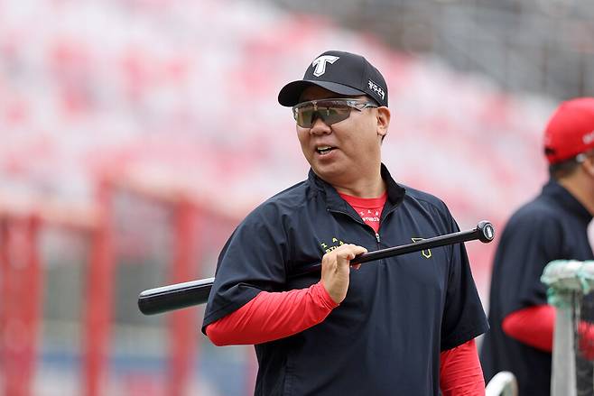 ▲ 이범호 감독은 김도영이 공격은 물론 수비에서도 충분한 재능을 가지고 있다고 믿는다 ⓒKIA타이거즈