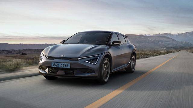 6월의 차에 선정된 기아 더 뉴 EV6. 한국자동차기자협회 제공