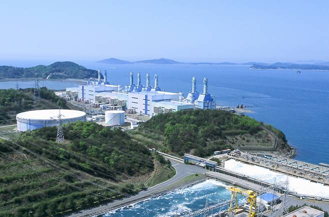 충청남도 보령시의 화력발전시설 전경 /사진제공 = 충남도
