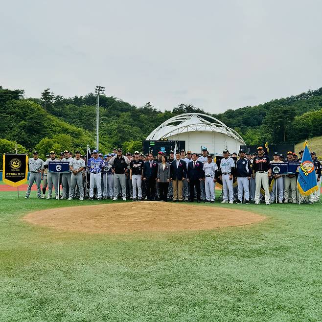 2024 KBO DREAM CUP 독립야구대회 개회식 모습. /사진=KBO 제공