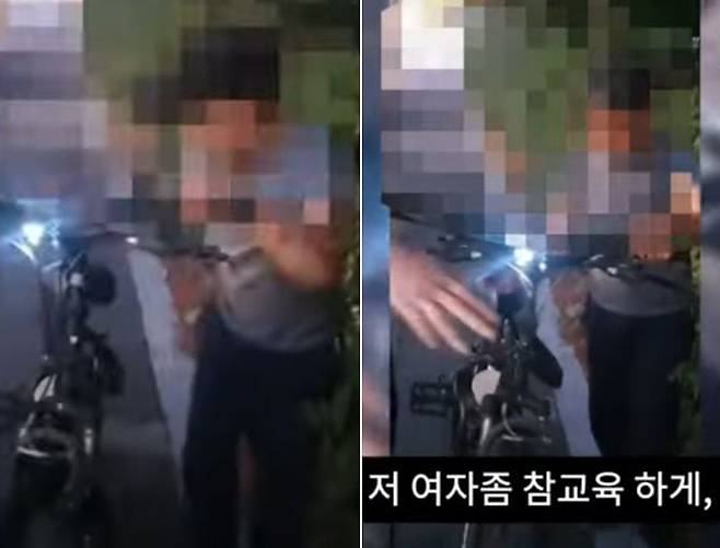 지난 3일 교감 뺨을 때린 초등학교 3학년이, 출석 정지 기간인 지난 8일 자전거를 훔치다 적발된 모습. /전북미래교육신문 유튜브