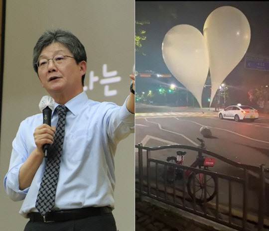 유승민 국민의힘 전 의원은 9일 북한 정권의 지난 8일 밤 세번째 대남 오물풍선 살포 관련 사진을 페이스북에 에개하며 정부와 군 당국 대응을 질타했다.<유승민 전 국회의원 페이스북 사진>