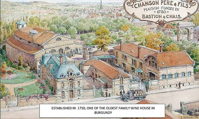 도멘 샹송 옛 모습.