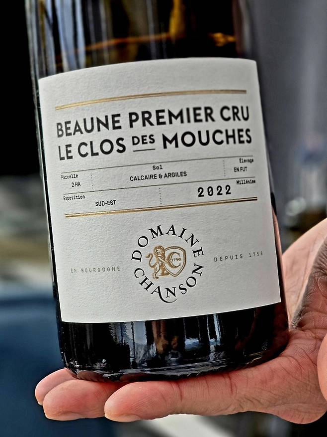 도멘 샹송 본 본 프리미에 크뤼 클로 데 무슈. 최현태 기자