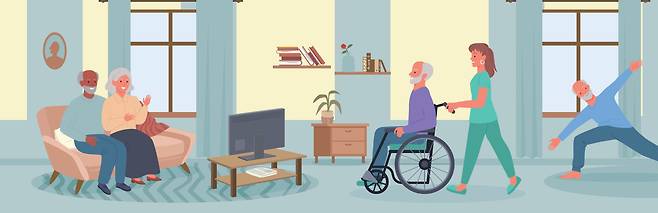 사람들이 요양원이나 요양병원 등에 가기 싫어하는 이유는 자율성과 독립성을 잃을까 두렵기 때문이라고 한다. 사진 셔터스톡