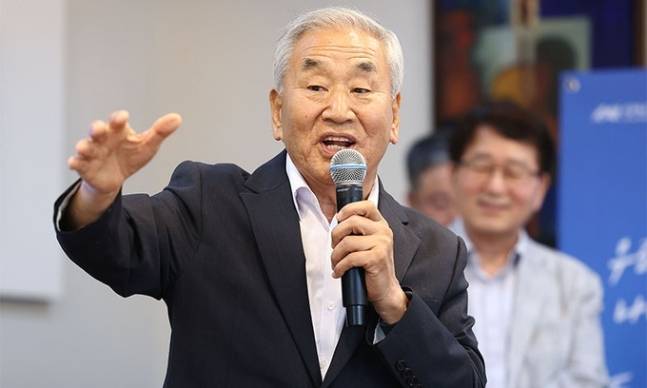 이재오 민주화운동기념사업회 이사장. [사진출처 = 연합뉴스]