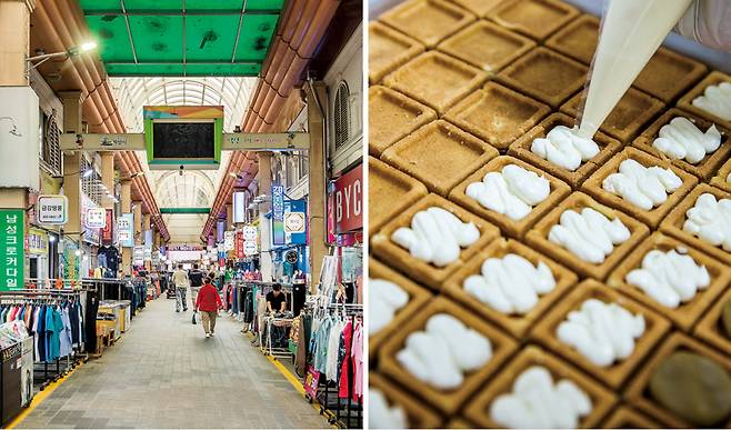 1947년 개장한 익산중앙시장은 기차역에서 걸어서 5분 거리에 있어 접근성이 좋은 전통시장이다. ⓒKTX매거진 신규철