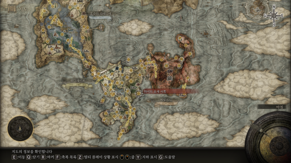 - 덱타스의 부절(좌)를 얻을 수 있는 하이트 요새 위치