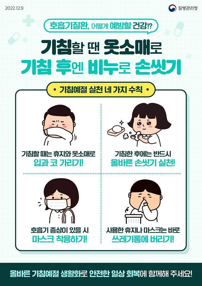 전남도는 급성 호흡기질환으로 발작성 기침이 특징인 백일해가 전국적으로 유행하고, 전남에서도 교육 시설을 중심으로 환자가 꾸준히 늘고 있어 백신 접종과 손씻기·기침예절 등 예방수칙 실천이 절실하다고 11일 밝혔다. 전남도 제공