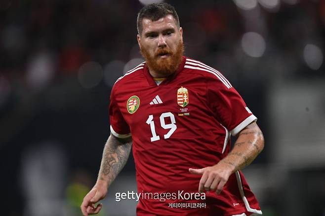 헝가리 국가대표팀 소속으로 UEFA 유로 2024에 출전하는 울산 HD 공격수 마틴 아담. 사진=게티이미지&nbsp;