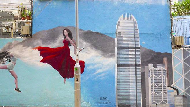 사이잉푼 아트레인.  /사진=  김규란 PD