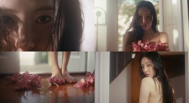 선미가 직접 작사, 작곡한 'Balloon in Love'는 선미만이 가진 독특한 시선과 재치 있는 아이디어를 고스란히 담아낸 곡이다. 사진은 뮤직비디오 티저. /어비스컴퍼니