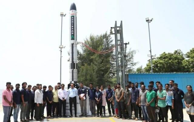 인도 스타트업이 3D 프린터로 인쇄한 엔진을 탑재한 발사체를 우주로 발사했다. (사진=아그니쿨)