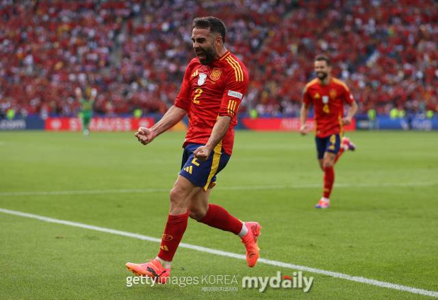 스페인 대표팀이 크로아티아를 3-0으로 제압했다/게티이미지코리아