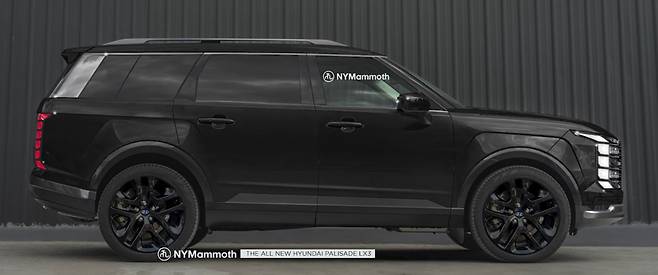 현대차 '팰리세이드 풀체인지' 예상도 (출처 : 뉴욕맘모스)