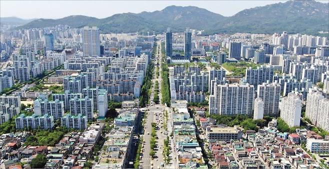 경기 안양시 동안구 평촌신도시 전경.  /사진=안양시