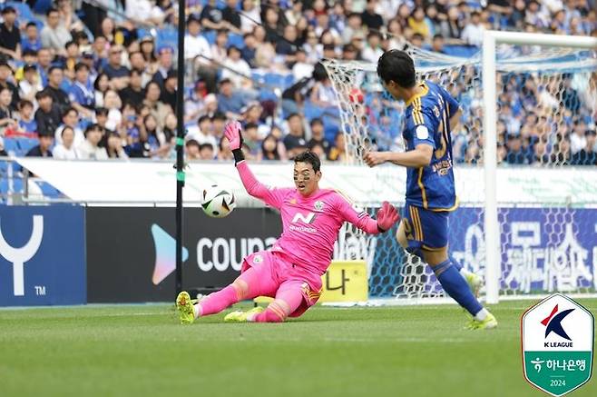 [서울=뉴시스] 프로축구 K리그1 전북 현대 정민기. (사진=한국프로축구연맹 제공) *재판매 및 DB 금지