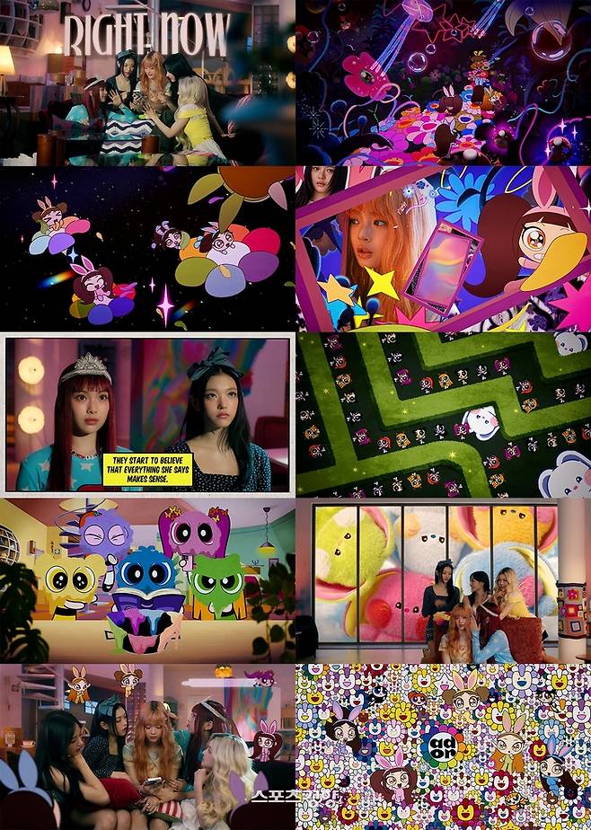 그룹 뉴진스 뮤직비디오. 어도어 제공