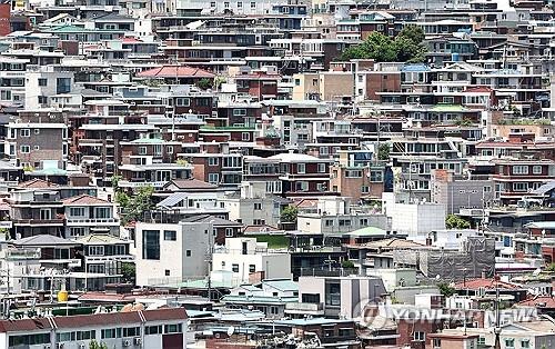 서울 용산구 후암동 일대 빌라 단지 모습 [연합뉴스 자료사진]