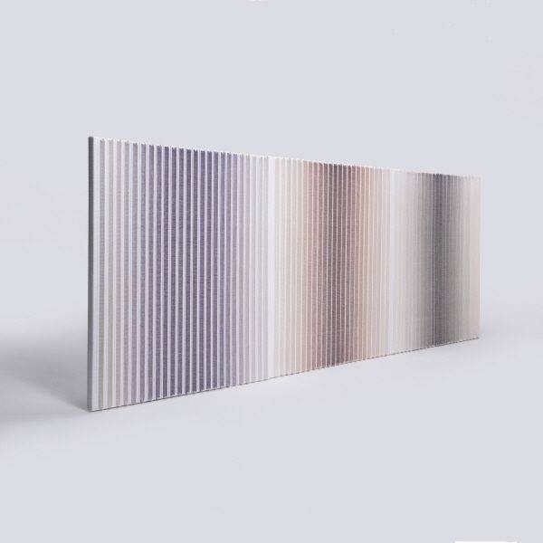 문보리 ‘도달할 수 없는 경계’, 2022, 직조부조, 모시실, 인견사, 면사, 66x65x3cm [사진제공 = 달서갤러리]