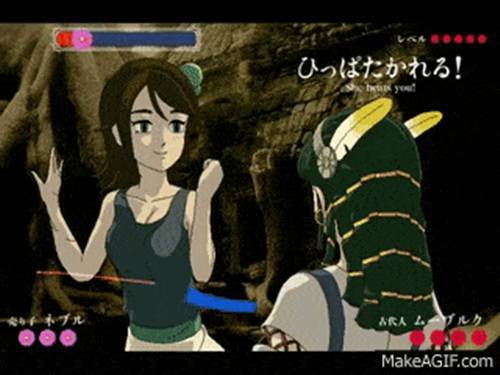 캐릭터가 망가지는 모습이 일품이다