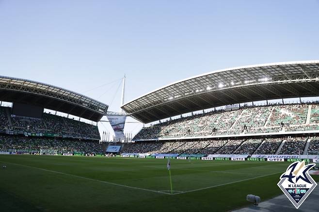 전주월드컵경기장 전경. 사진=프로축구연맹 