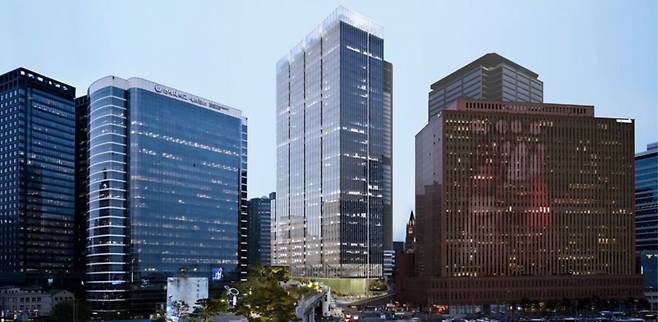 양동 도시정비형 재개발구역 제8-1‧6지구 건축물 투시도. [서울시 제공]