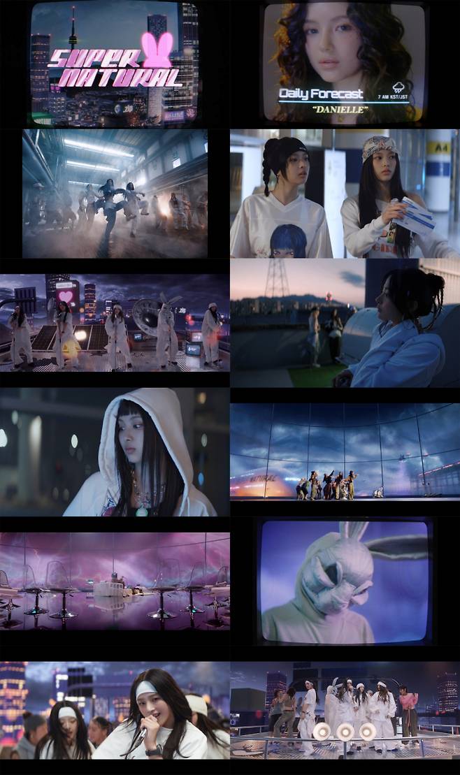 오늘(21일) 오후 1시 뉴진스(민지, 하니, 다니엘, 해린, 혜인)의 일본 데뷔 싱글 ‘Supernatural’ 음원과 뮤직비디오가 베일을 벗었다. 어도어