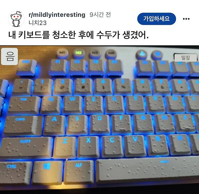 IMG_8664.jpeg 현재 키보드 청소 잘못한 외국인 근황
