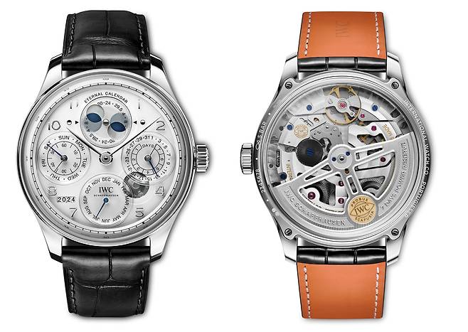 워치스앤원더스 제네바 시계 박람회에서 IWC가 발표한 포르투기저 이터널 캘린더. [사진 IWC 샤프하우젠]