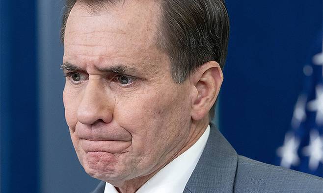 존 커비 미 백악관 국가안보 소통보좌관. AP뉴시스